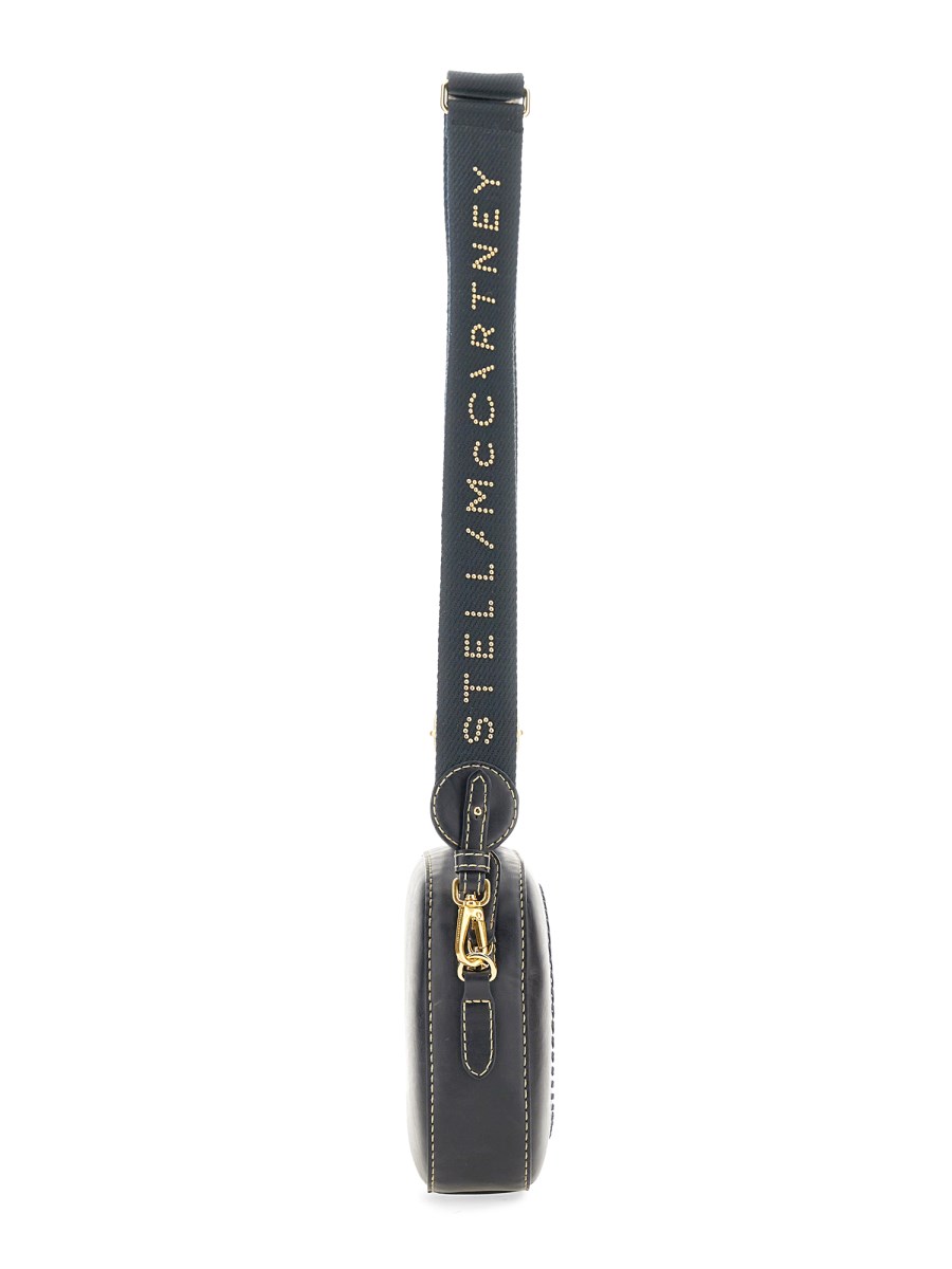 STELLA McCARTNEY CAMERA BAG MINI IN ALTER NAPPA CON LOGO