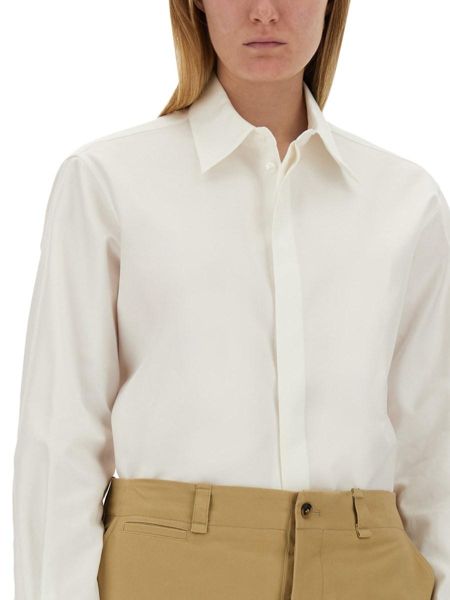 SAINT LAURENT CAMICIA BOYFRIEND IN POPELINE DI COTONE