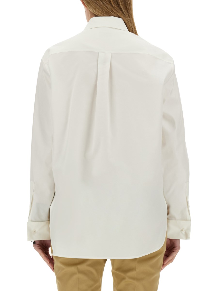 SAINT LAURENT CAMICIA BOYFRIEND IN POPELINE DI COTONE