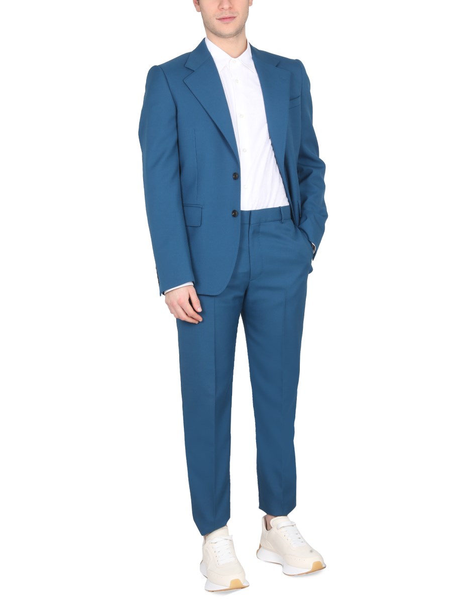ALEXANDER McQUEEN CAMICIA CON LOGO GRAFFITI IN COTONE