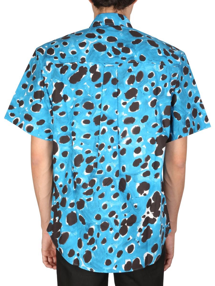 MARNI CAMICIA CON STAMPA "POP DOTS" IN POPELINE DI COTONE