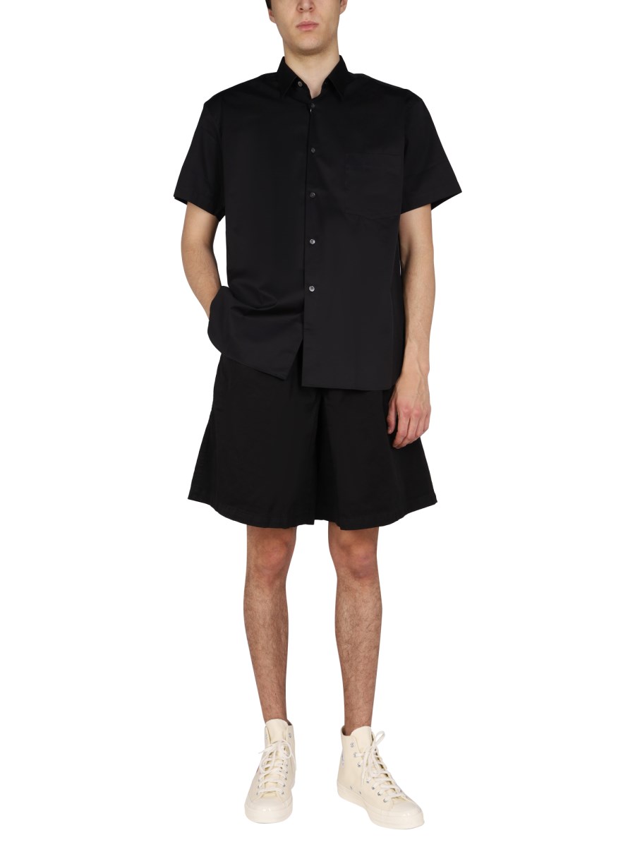 COMME DES GARCONS SHIRT CAMICIA CON TASCA IN COTONE