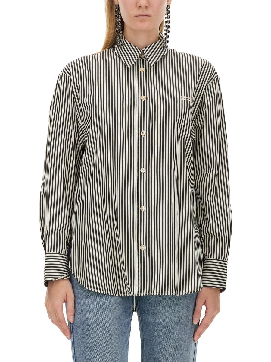 ISABEL MARANT CAMICIA FABRIZIA IN POPELINE DI COTONE