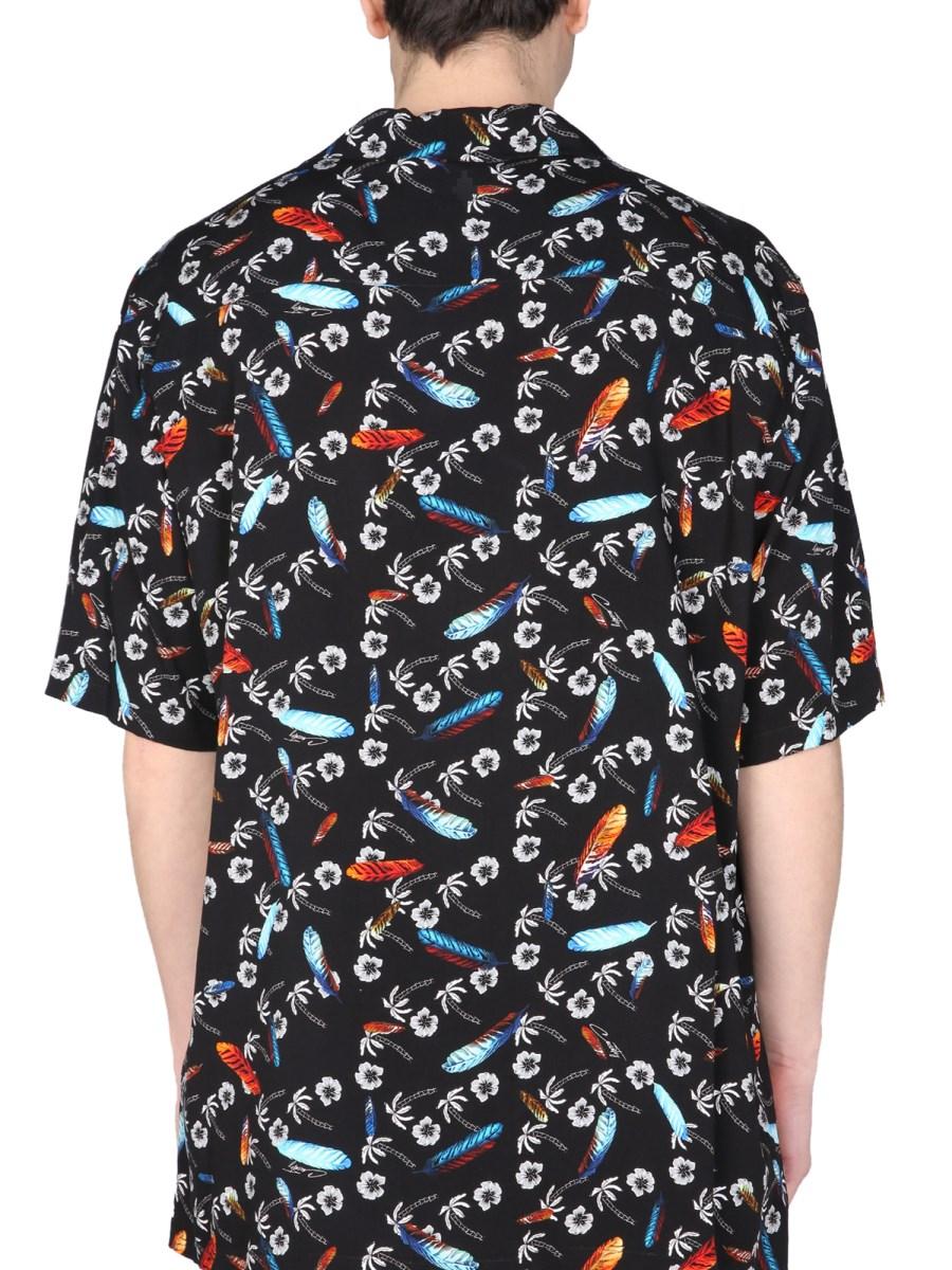 MARCELO BURLON COUNTY OF MILAN CAMICIA "HAWAII" IN VISCOSA