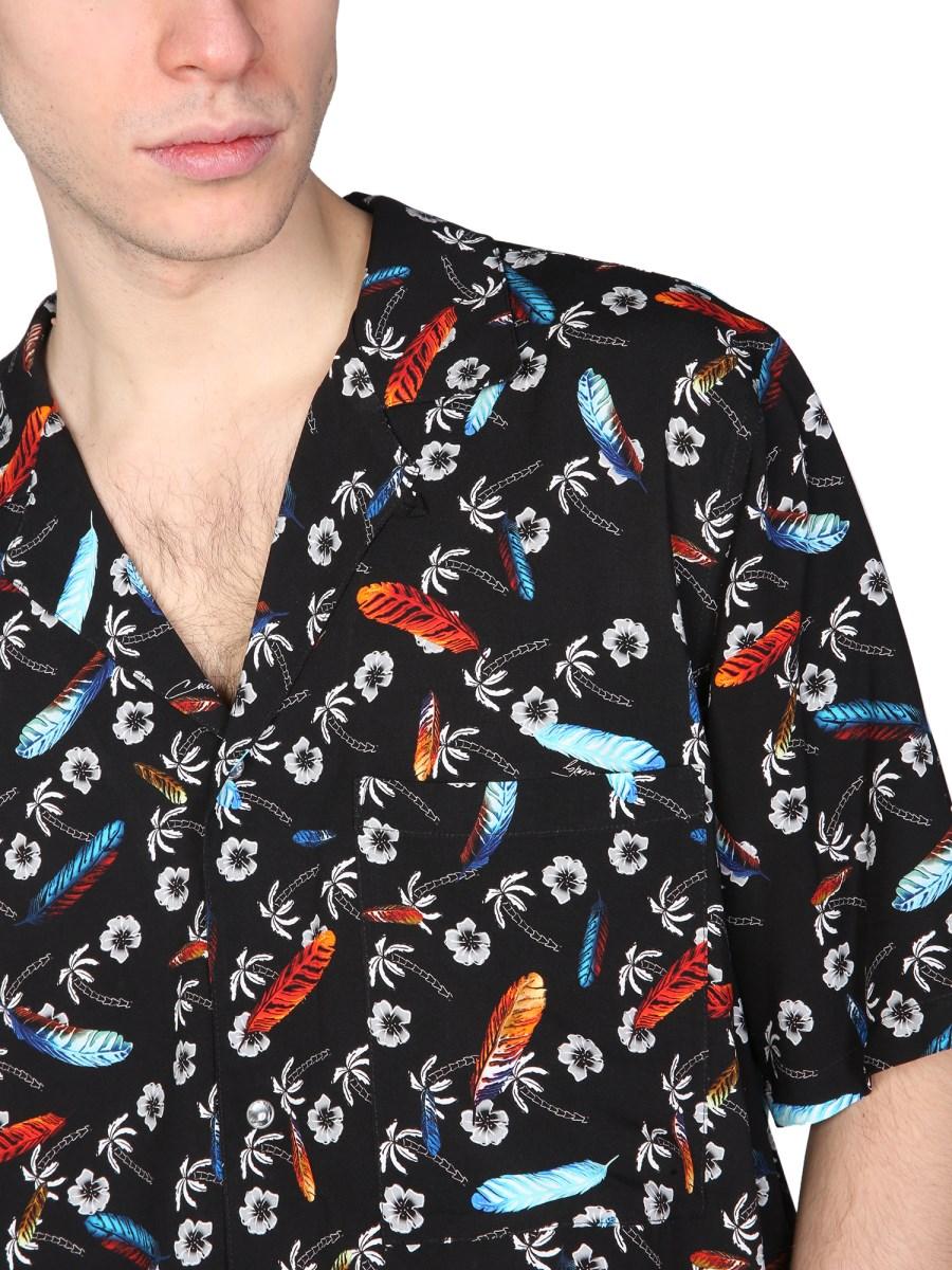 MARCELO BURLON COUNTY OF MILAN CAMICIA "HAWAII" IN VISCOSA