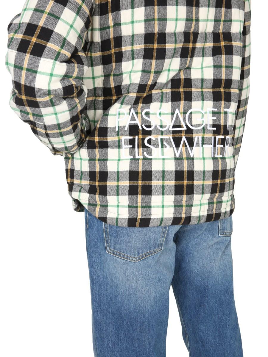 MARCELO BURLON COUNTY OF MILAN CAMICIA IN COTONE A QUADRI