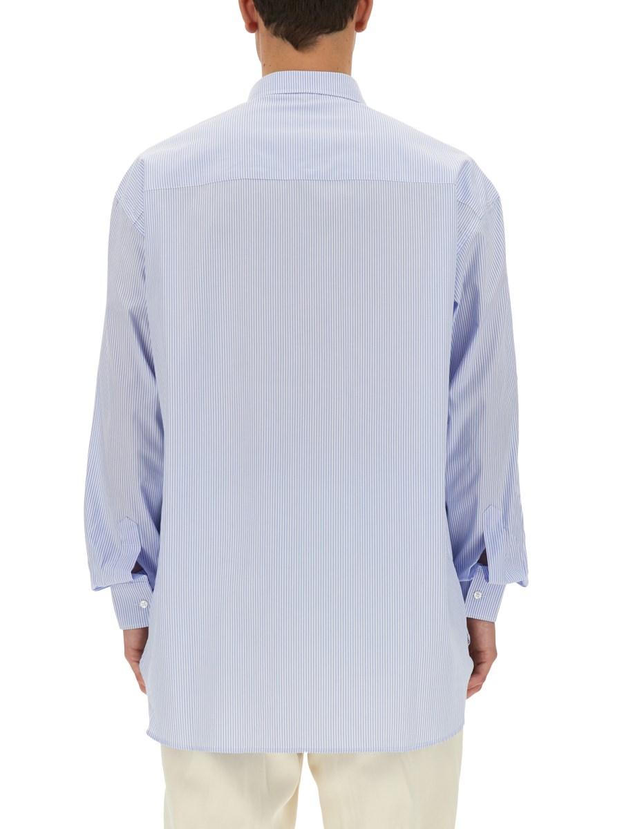 FAMILY FIRST CAMICIA IN POPELINE DI COTONE CON LOGO