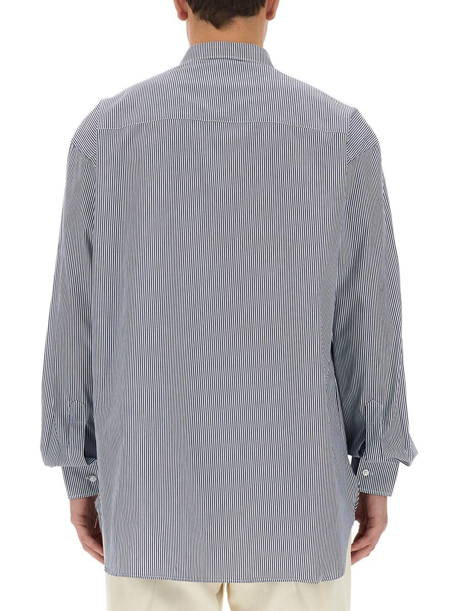 FAMILY FIRST CAMICIA IN POPELINE DI COTONE CON LOGO