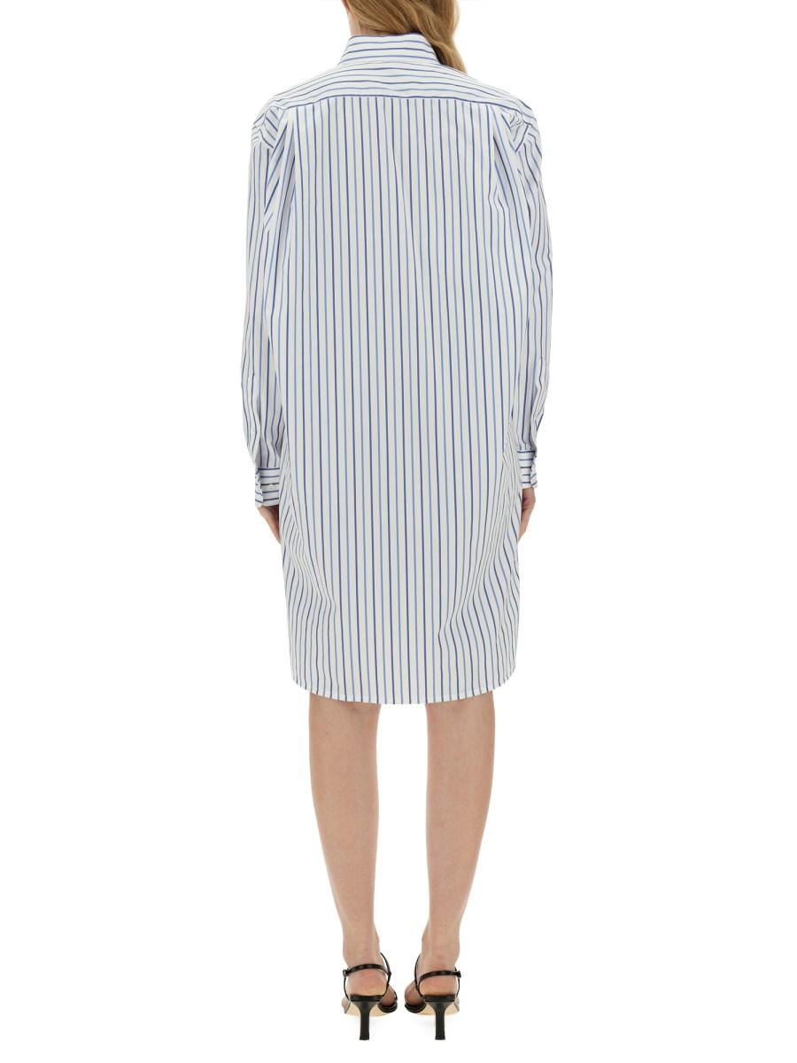 DRIES VAN NOTEN CAMICIA IN POPELINE DI COTONE CON MOTIVO RIGA