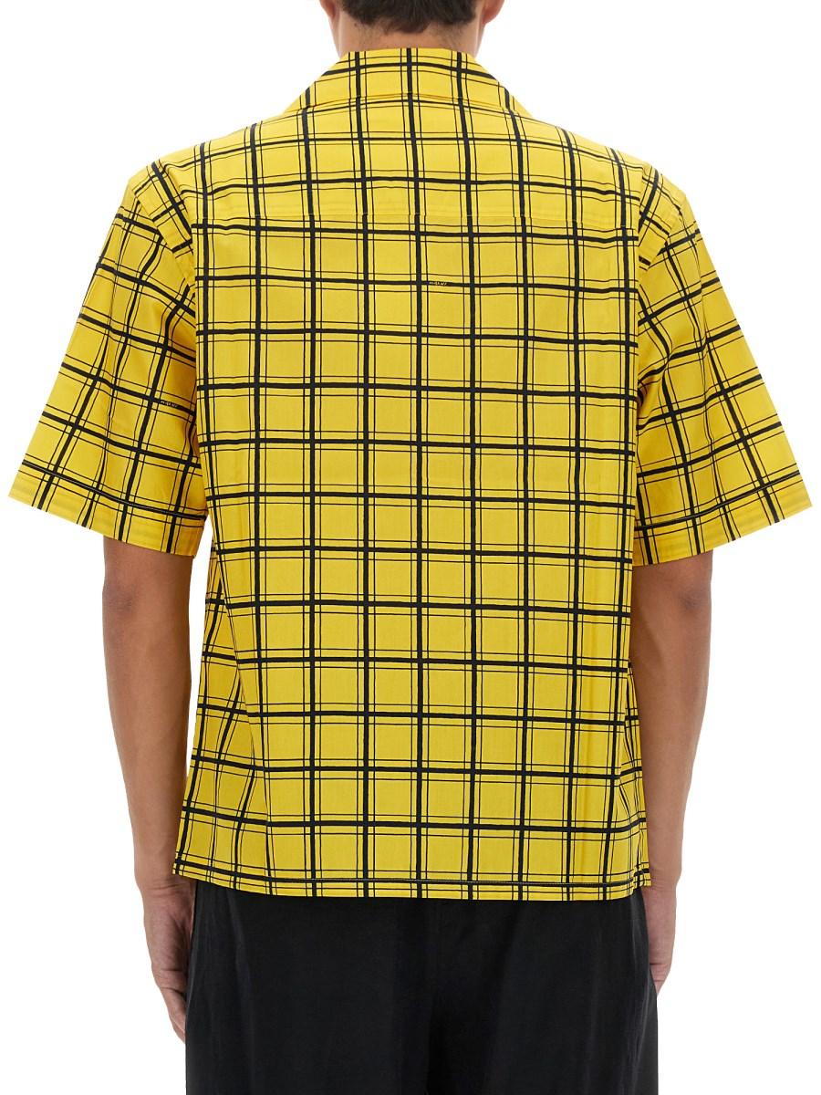MARNI CAMICIA IN POPELINE DI COTONE CON STAMPA CHECK