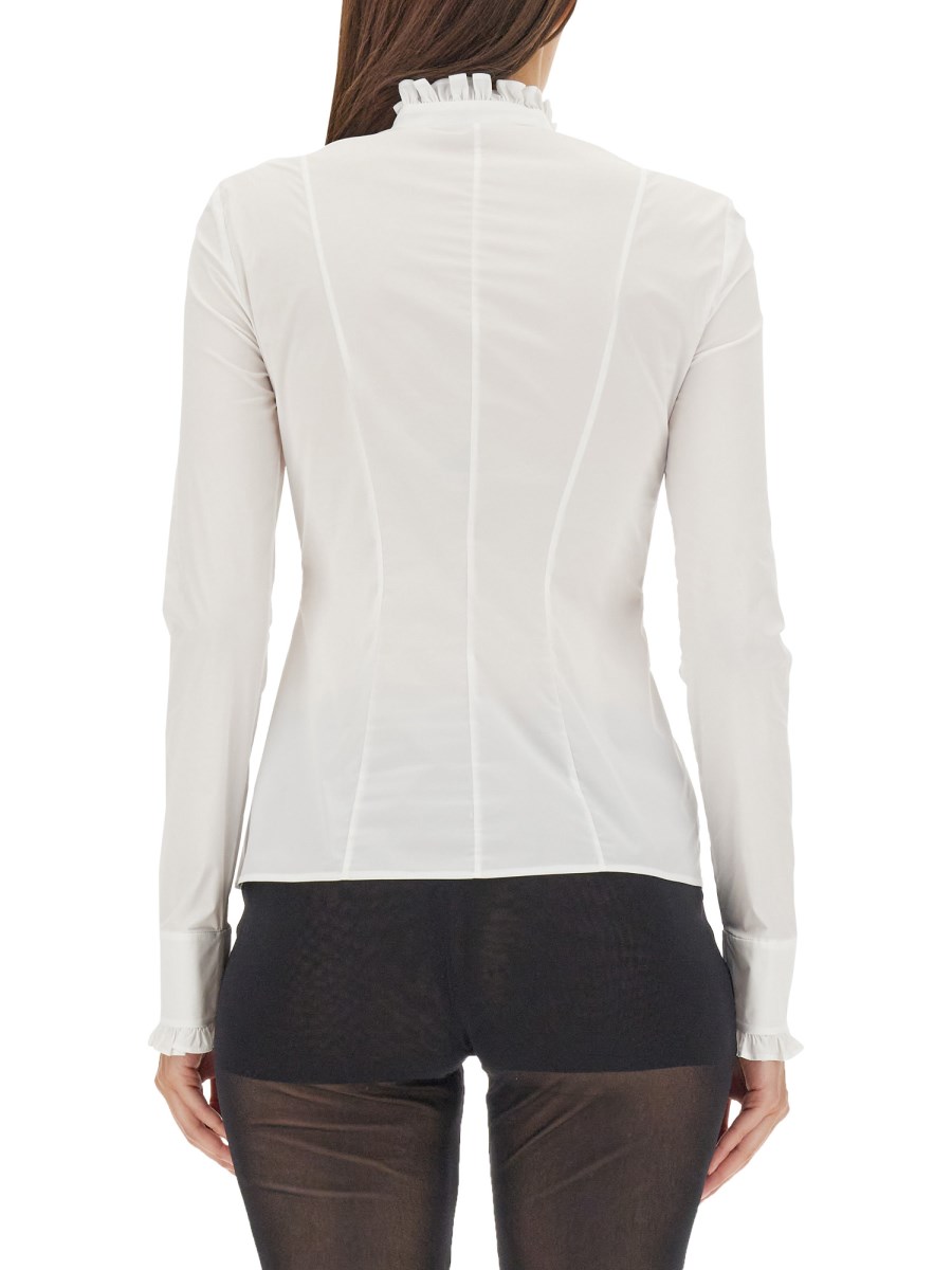 PHILOSOPHY DI LORENZO SERAFINI CAMICIA IN TAFFETÀ STRETCH