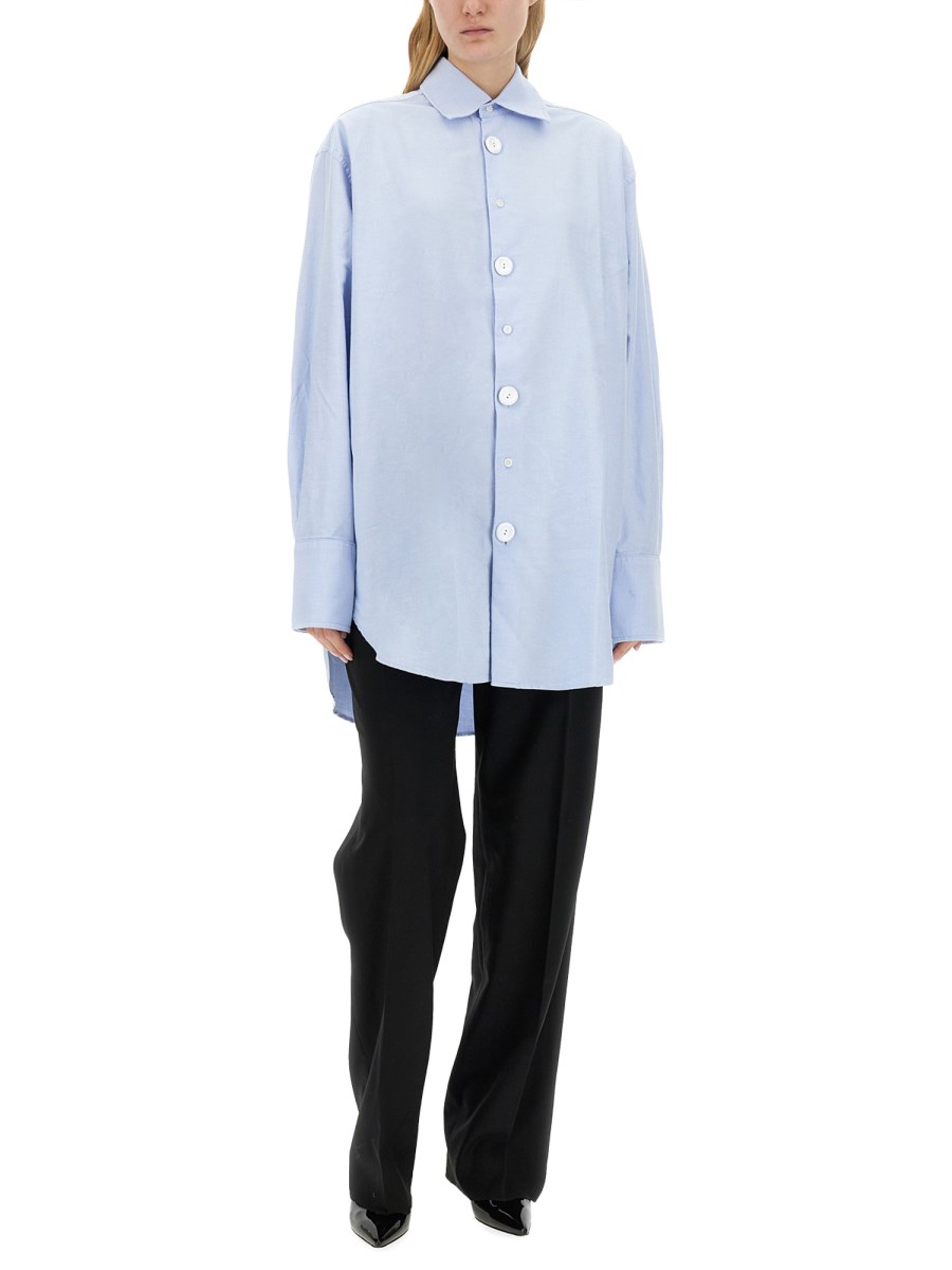 JW ANDERSON CAMICIA OVERSIZE CON BOTTONI IN CERAMICA