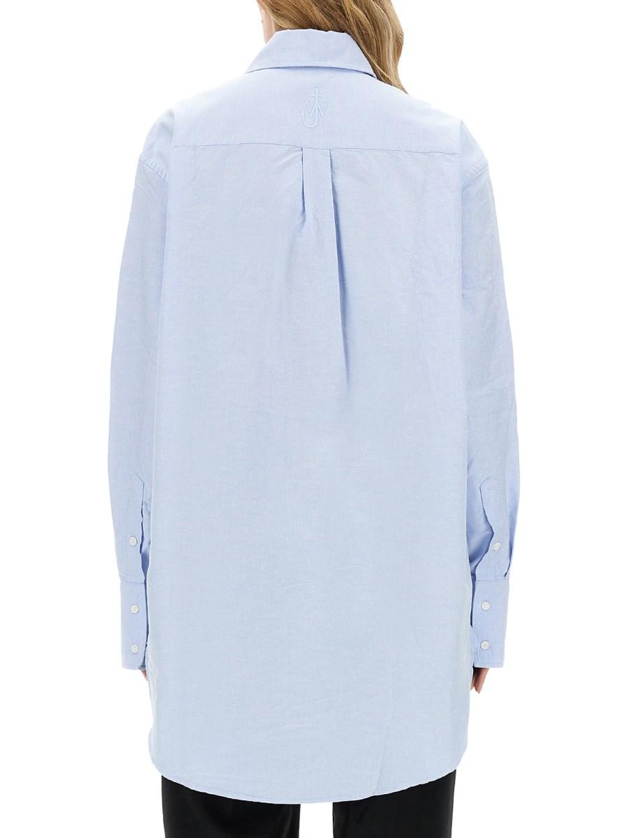 JW ANDERSON CAMICIA OVERSIZE CON BOTTONI IN CERAMICA