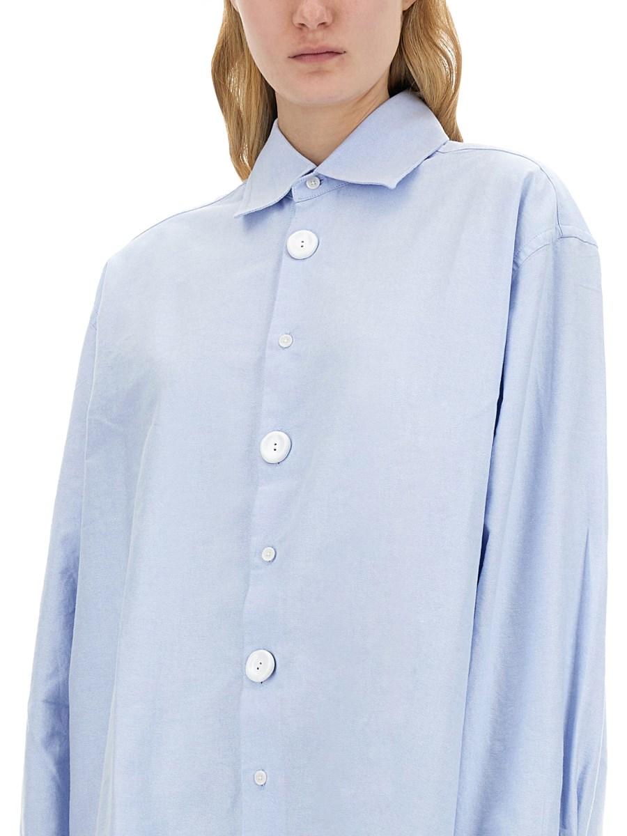 JW ANDERSON CAMICIA OVERSIZE CON BOTTONI IN CERAMICA