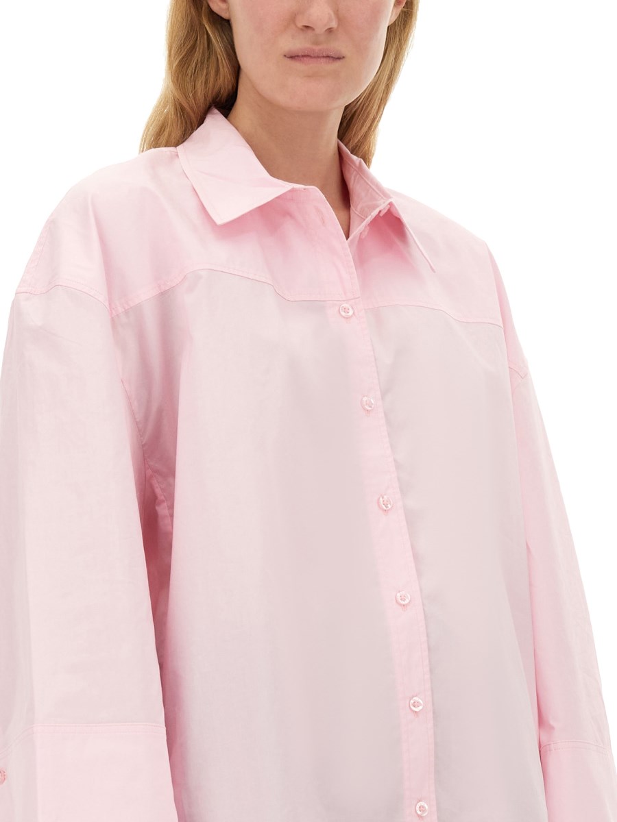 ROTATE BIRGER CHRISTENSEN CAMICIA OVERSIZE IN COTONE