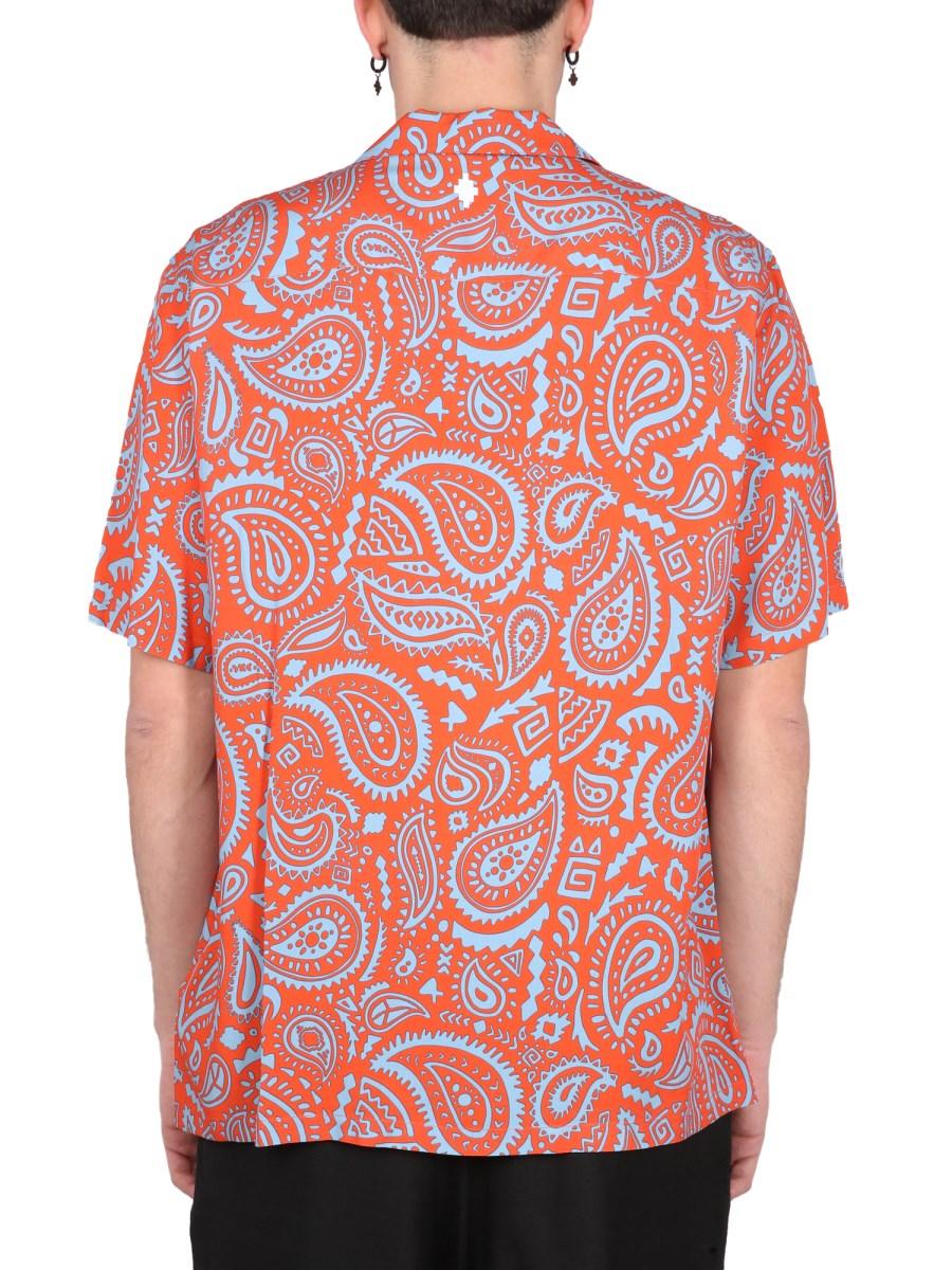 MARCELO BURLON COUNTY OF MILAN CAMICIA PAISLEY HAWAII IN VISCOSA