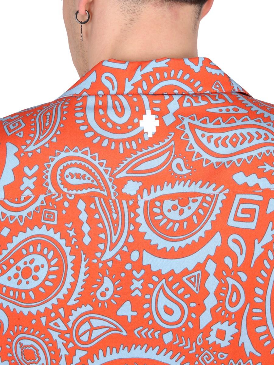 MARCELO BURLON COUNTY OF MILAN CAMICIA PAISLEY HAWAII IN VISCOSA