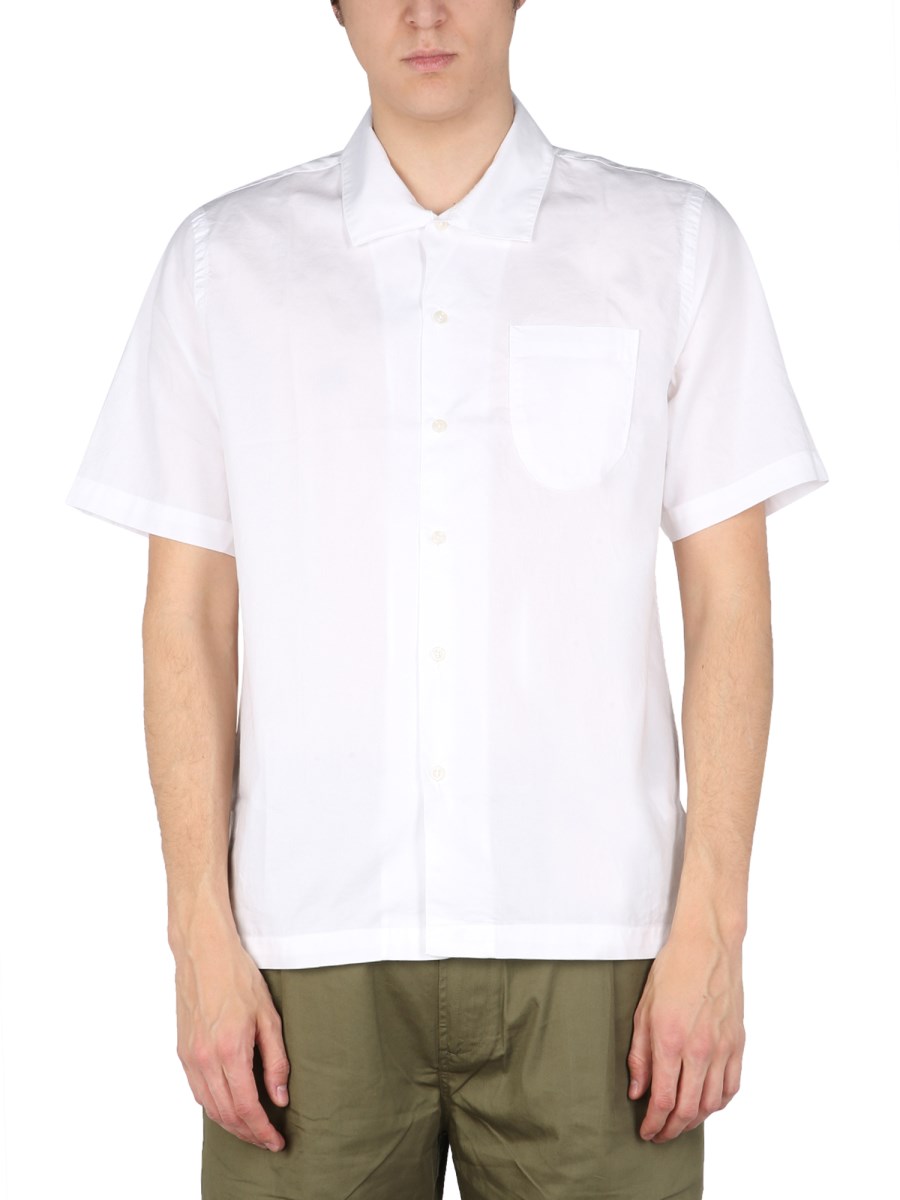UNIVERSAL WORKS CAMICIA RELAXED FIT IN COTONE BIOLOGICO