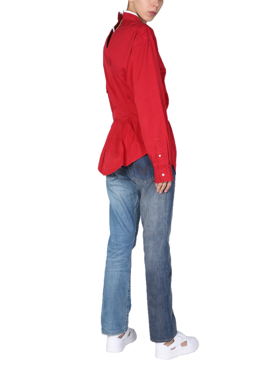1/OFF CAMICIA REMADE RALPH LAUREN IN JERSEY DI COTONE