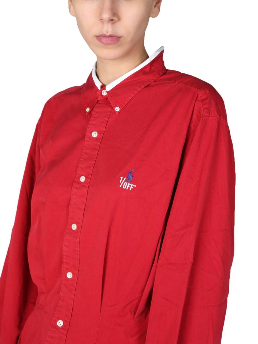 1/OFF CAMICIA REMADE RALPH LAUREN IN JERSEY DI COTONE