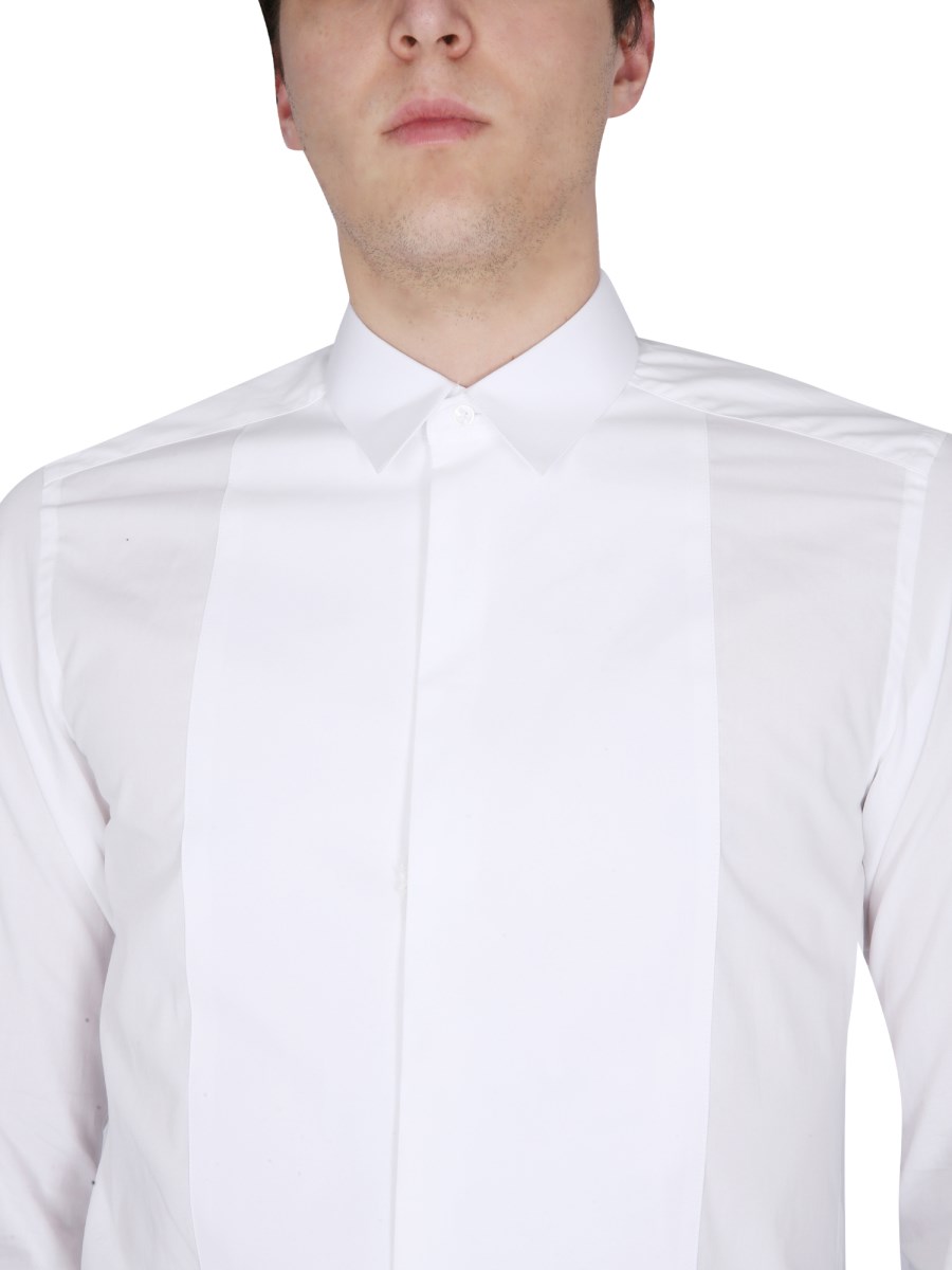 DOLCE & GABBANA CAMICIA TUXEDO GOLD POPELINE DI COTONE