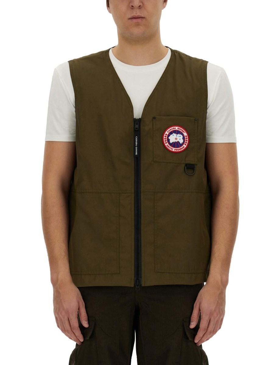 CANADA GOOSE GILET CON LOGO
