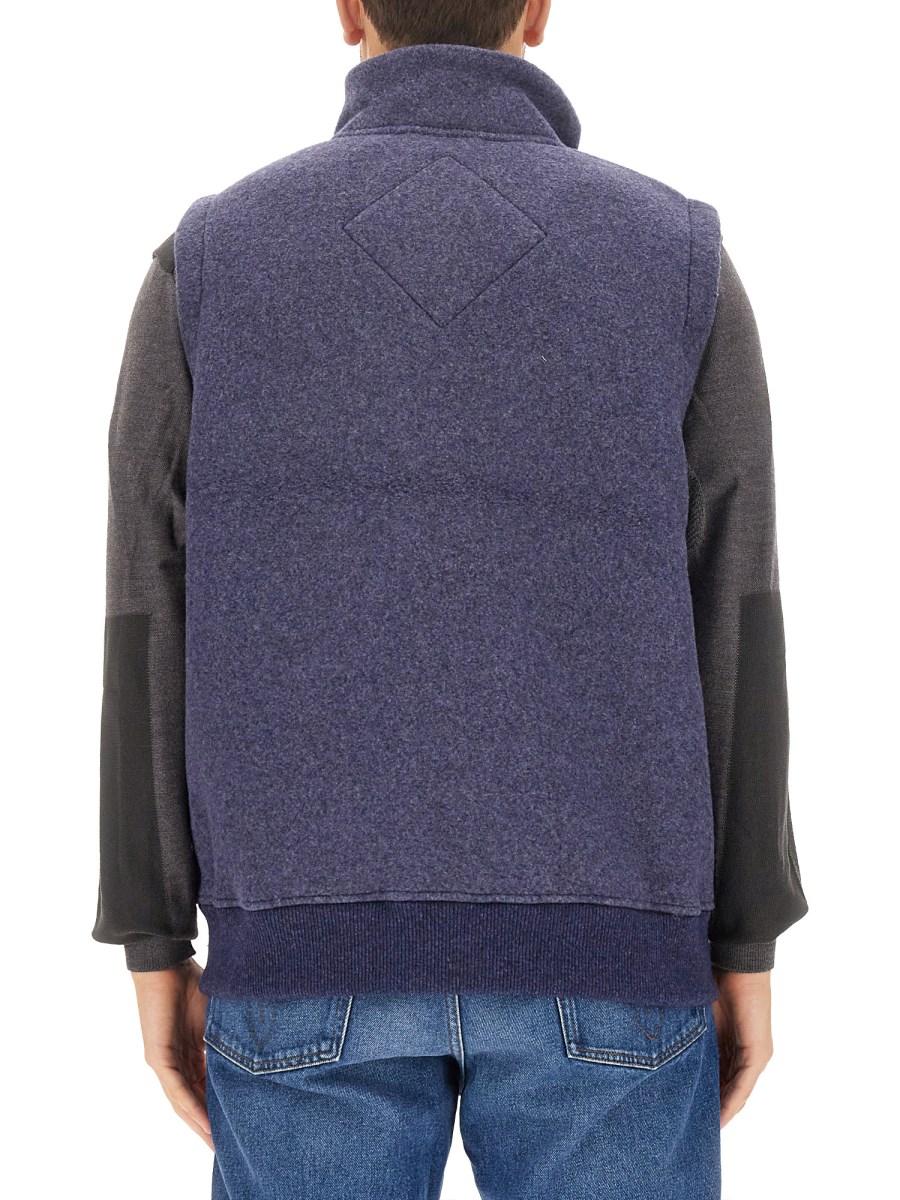 CANADA GOOSE GILET IN LANA CON LOGO
