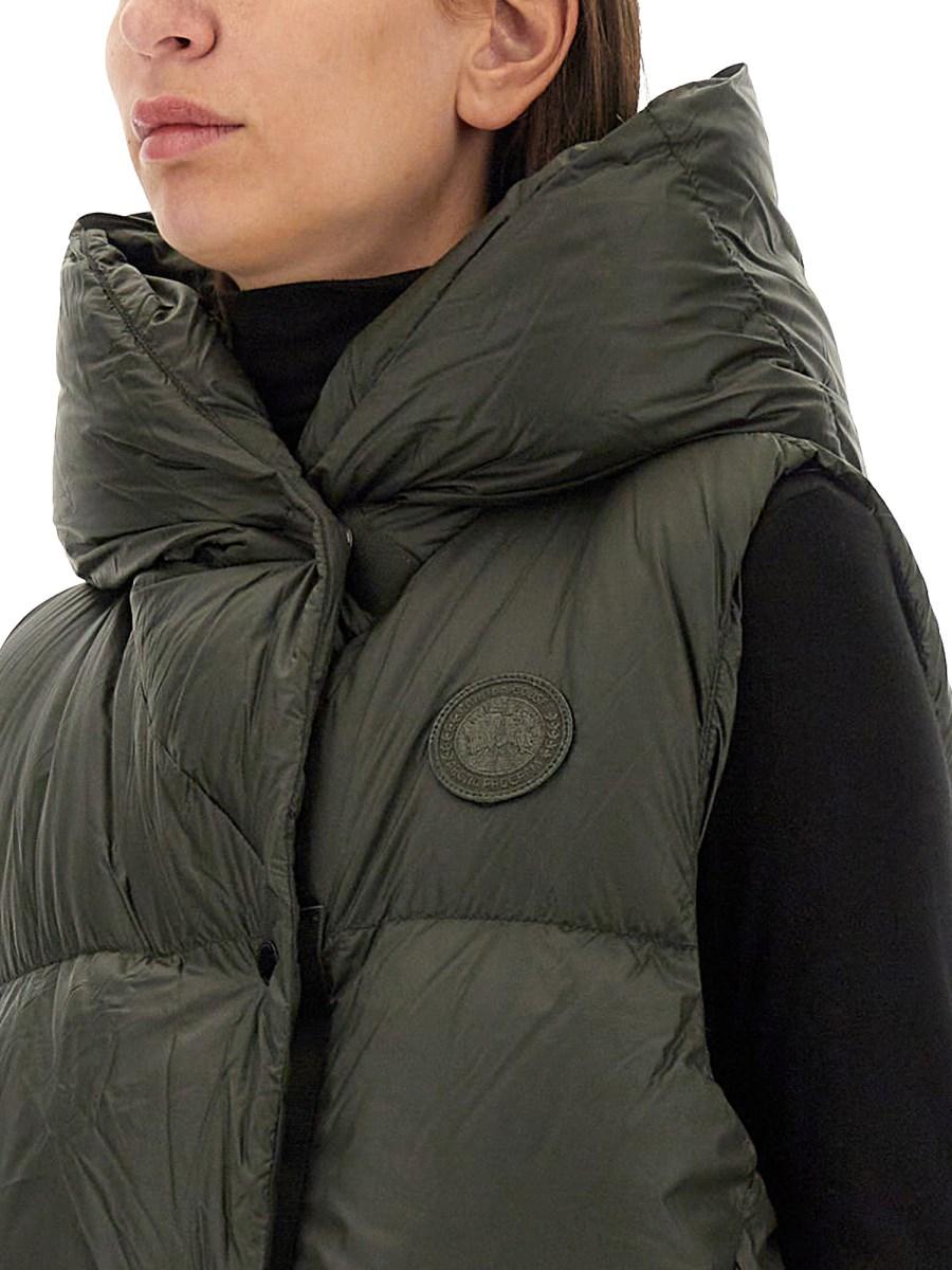 CANADA GOOSE GILET RHODA IN NYLON TRAPUNTATO