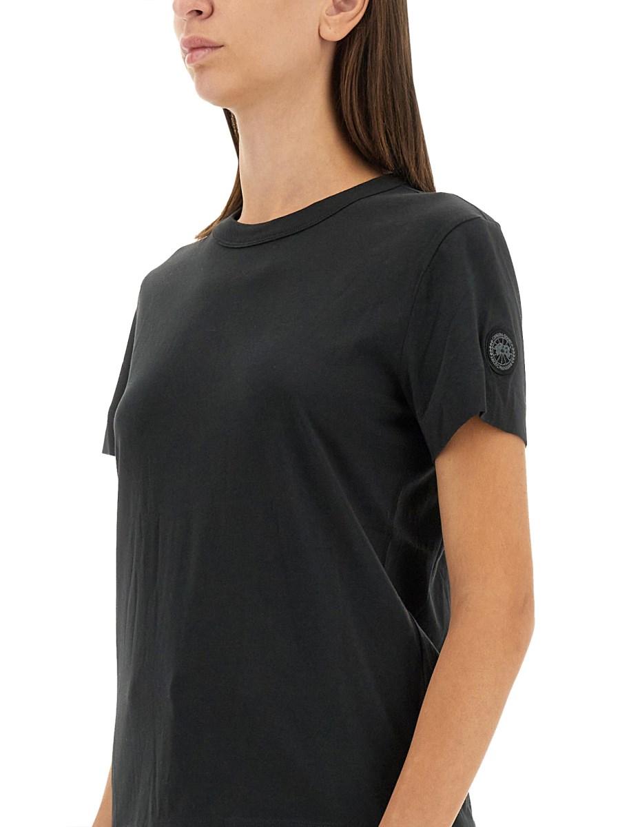 CANADA GOOSE T-SHIRT BROADVIEW IN JERSEY DI COTONE