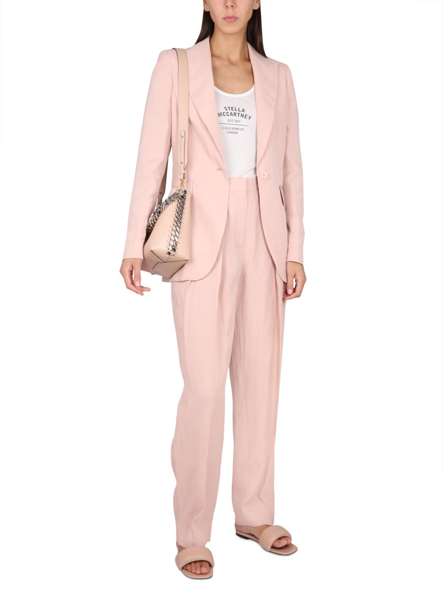 STELLA McCARTNEY CANOTTA CON LOGO STELLA McCARTNEY 2001 IN JERSEY DI MISTO COTONE