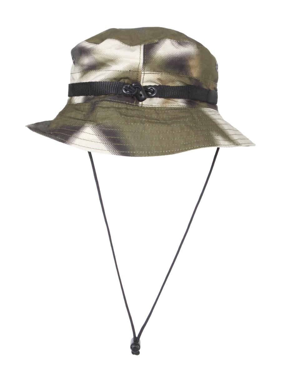 ARKAIR CAPPELLO BUCKET BOONIE IN COTONE ORGANICO STAMPATO CON LACCIO