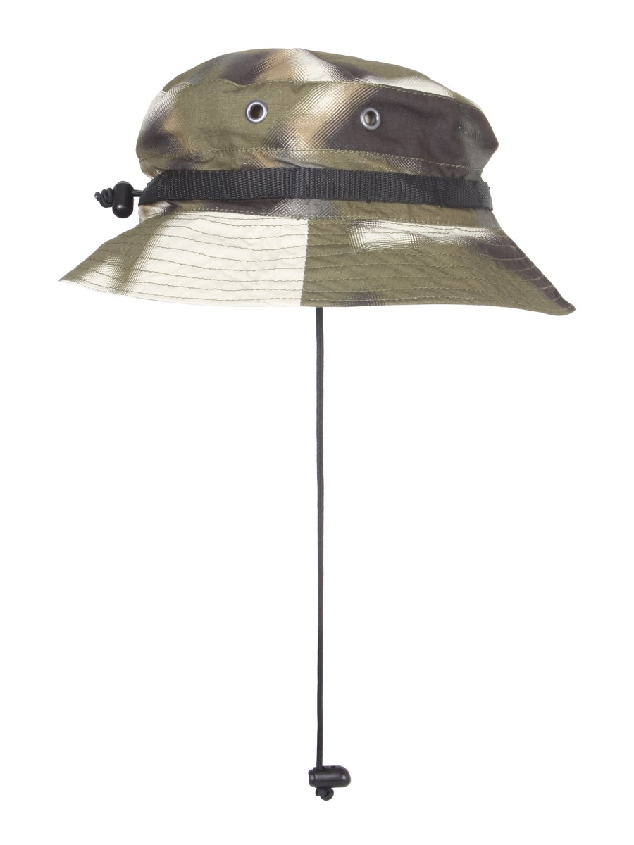 ARKAIR CAPPELLO BUCKET BOONIE IN COTONE ORGANICO STAMPATO CON LACCIO