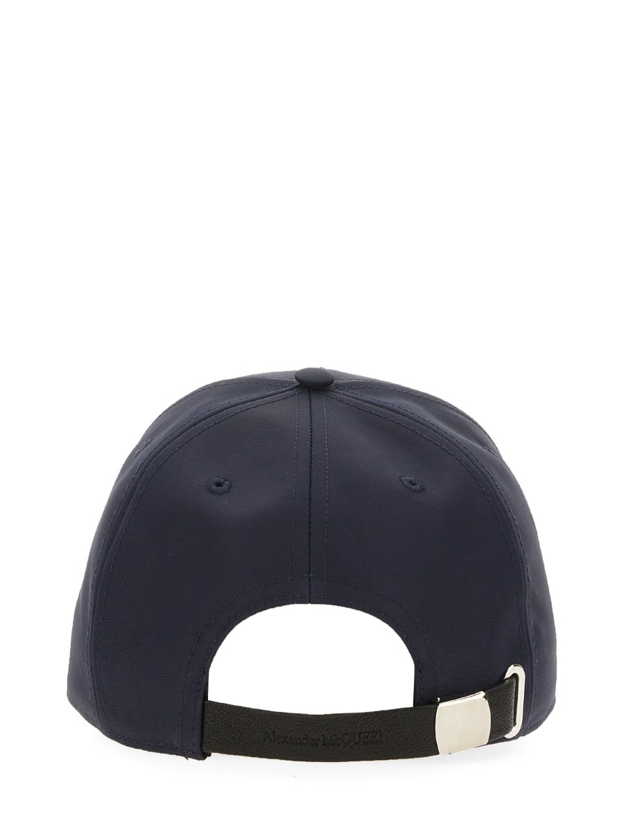 ALEXANDER McQUEEN CAPPELLO CON LOGO GRAFFITI IN COTONE