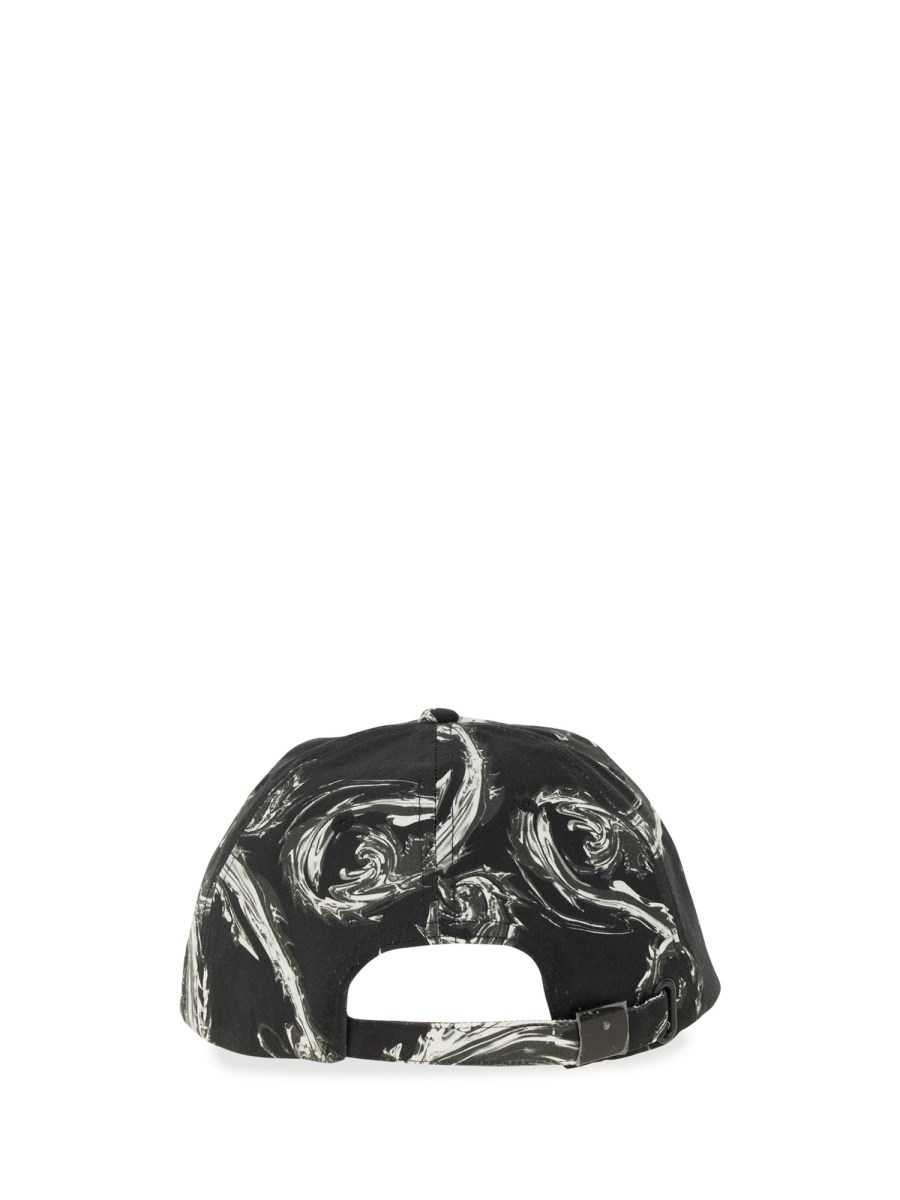 VERSACE JEANS COUTURE CAPPELLO DA BASEBALL CON LOGO CHROMO COUTURE