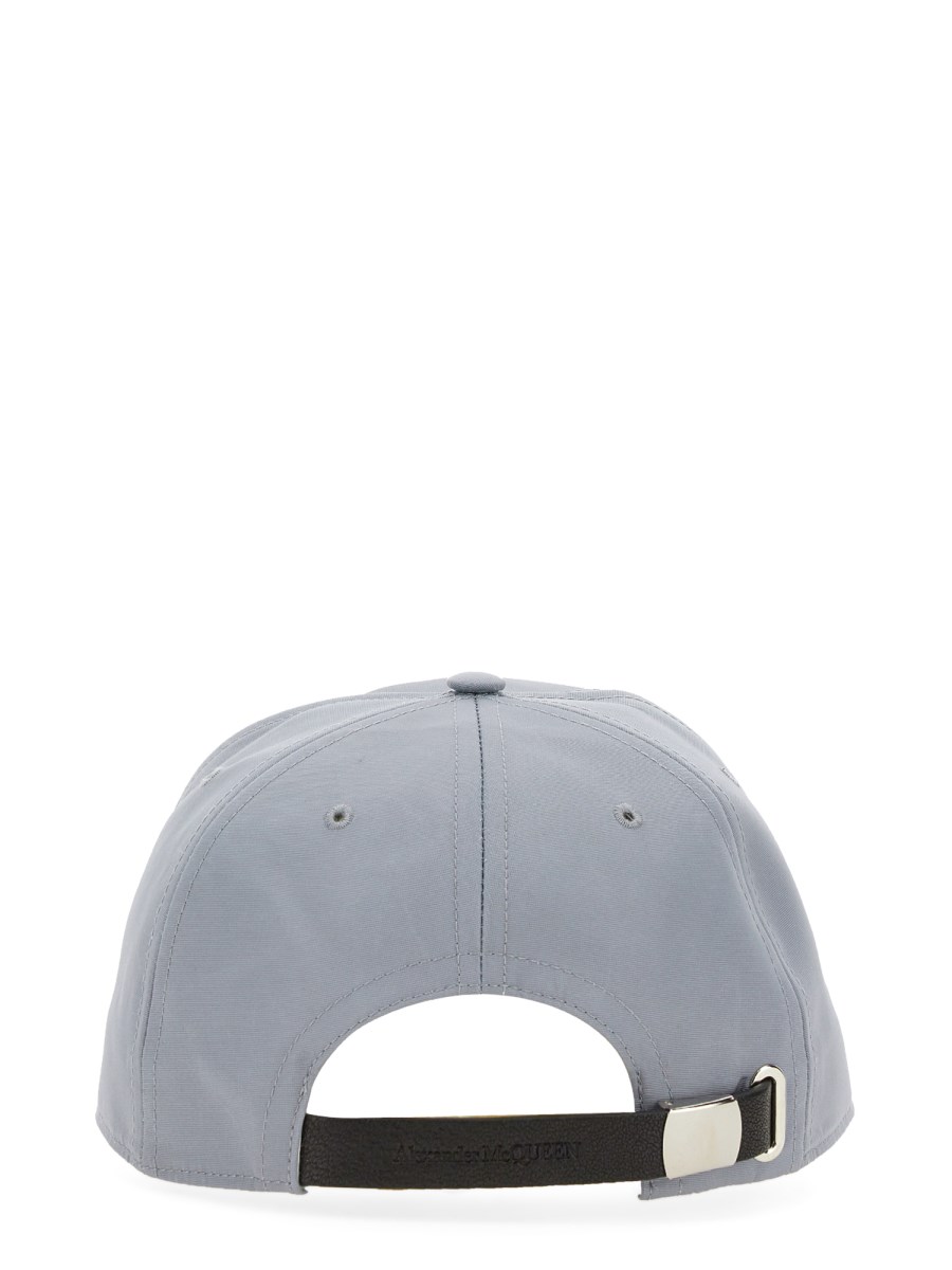 ALEXANDER McQUEEN CAPPELLO DA BASEBALL IN COTONE CON LOGO GRAFFITI