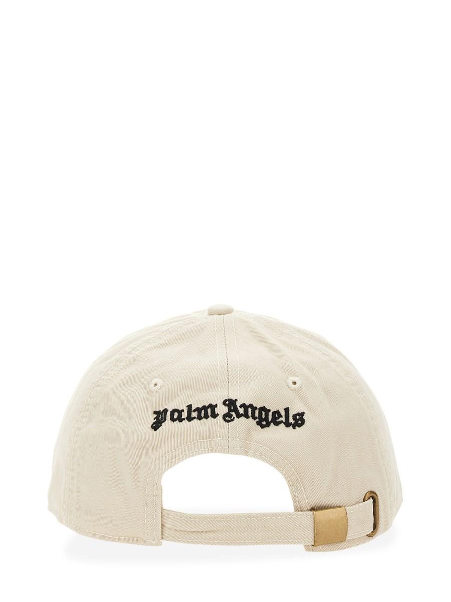 PALM ANGELS CAPPELLO DA BASEBALL IN COTONE CON LOGO