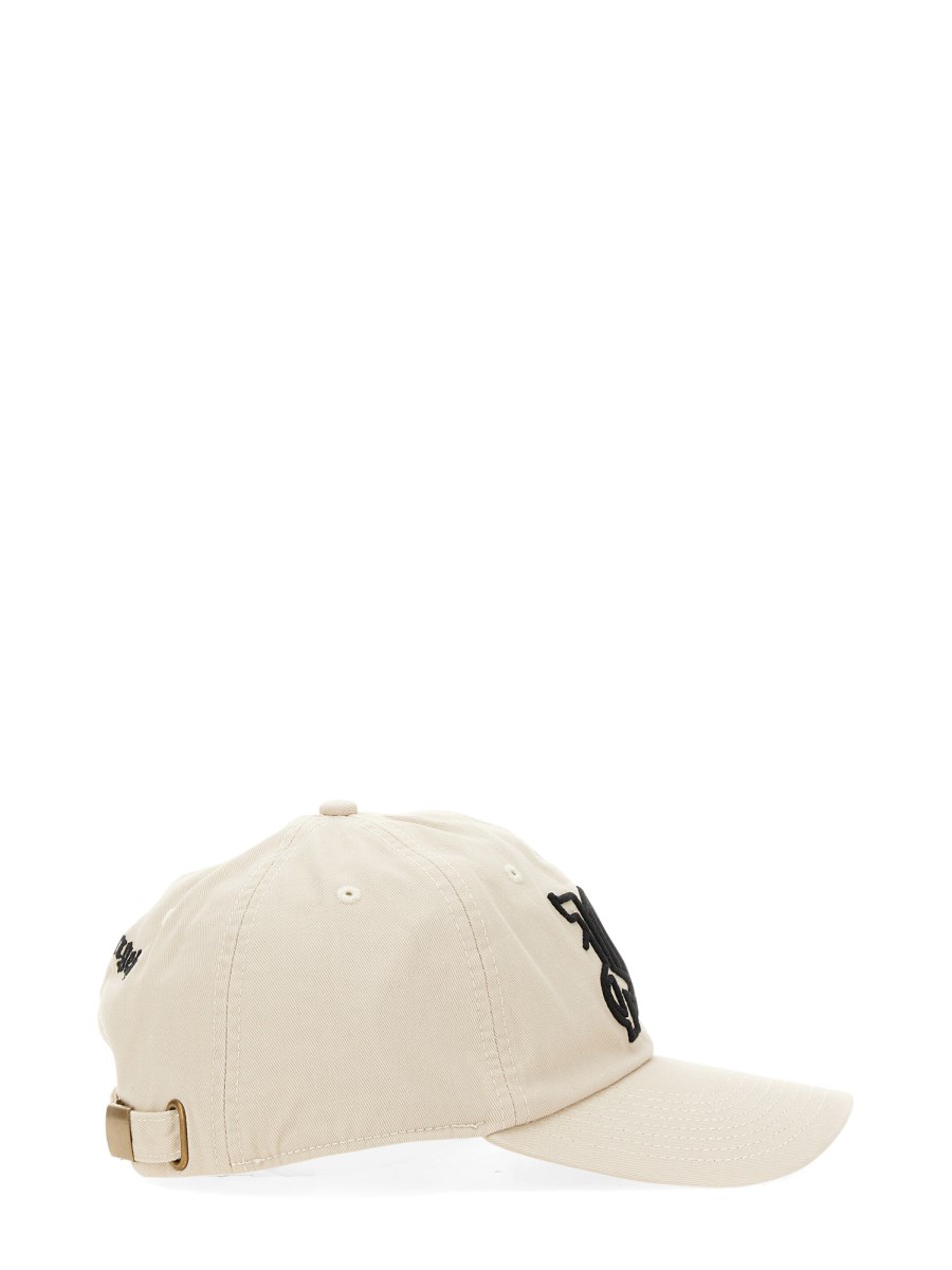 PALM ANGELS CAPPELLO DA BASEBALL IN COTONE CON LOGO