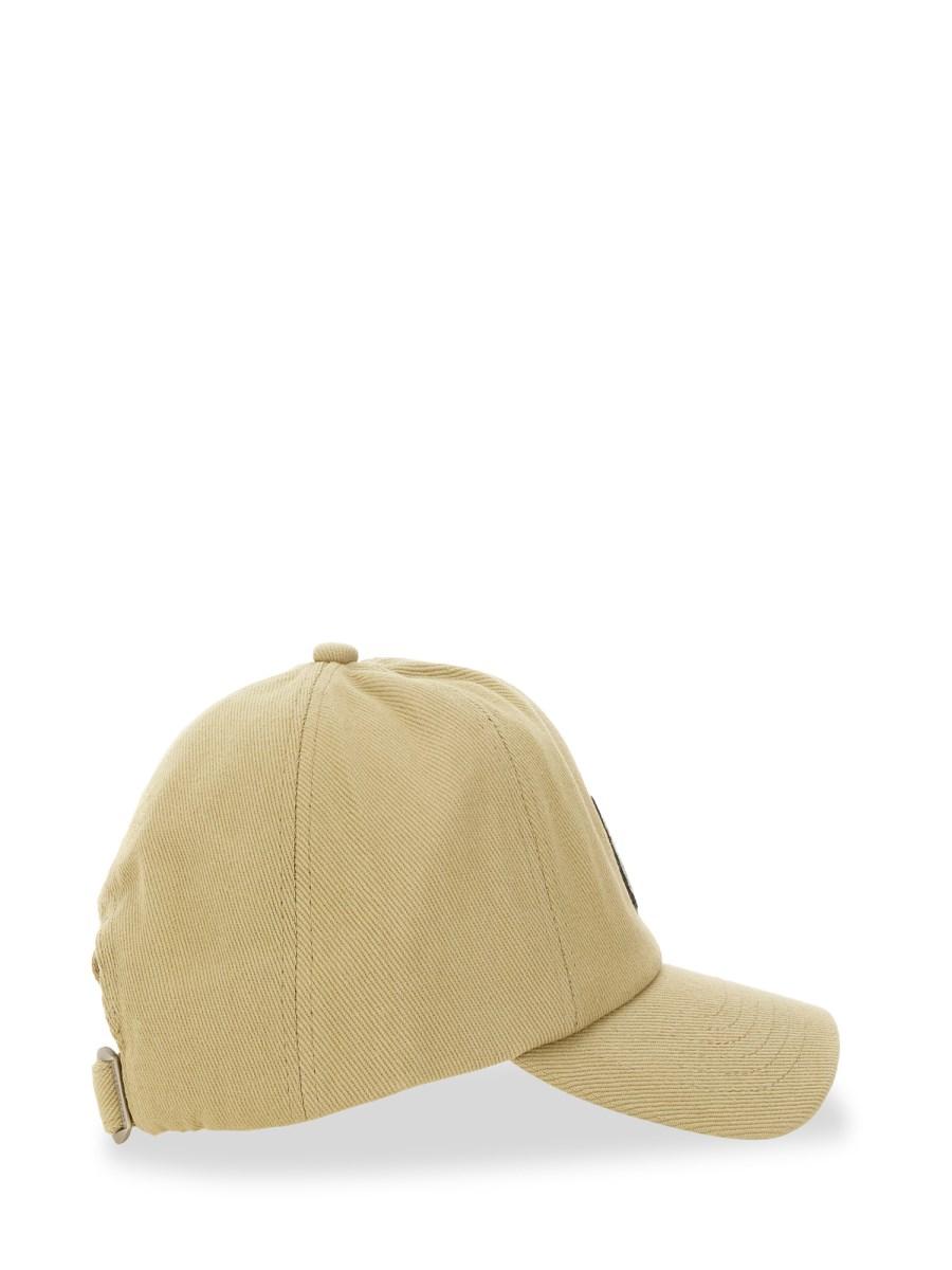 MAISON KITSUNÉ CAPPELLO DA BASEBALL IN COTONE CON PATCH FOX