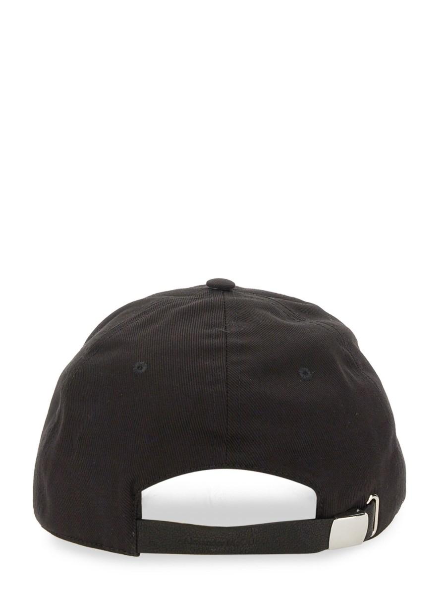 ALEXANDER McQUEEN CAPPELLO DA BASEBALL IN COTONE CON RICAMO LOGO