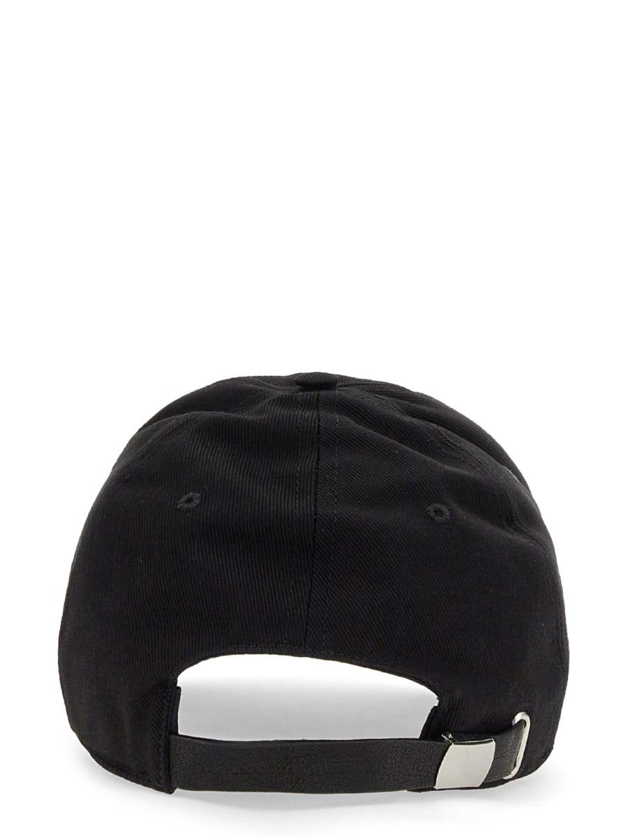 ALEXANDER McQUEEN CAPPELLO DA BASEBALL IN COTONE CON RICAMO LOGO