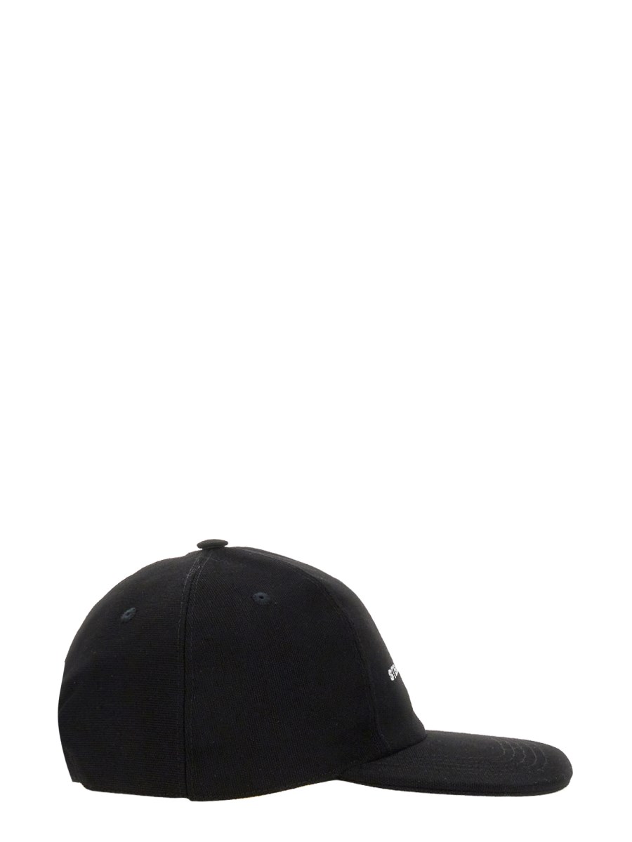 STELLA McCARTNEY CAPPELLO DA BASEBALL IN COTONE CON RICAMO LOGO