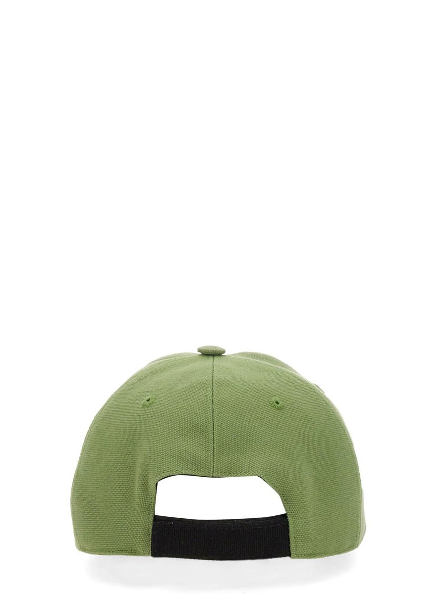 STELLA McCARTNEY CAPPELLO DA BASEBALL IN COTONE CON RICAMO LOGO