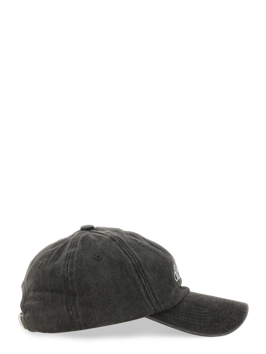 MC2 SAINT BARTH CAPPELLO DA BASEBALL IN DENIM CON LOGO