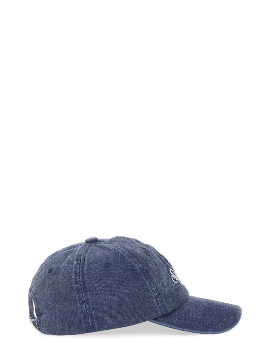 MC2 SAINT BARTH CAPPELLO DA BASEBALL IN DENIM CON LOGO