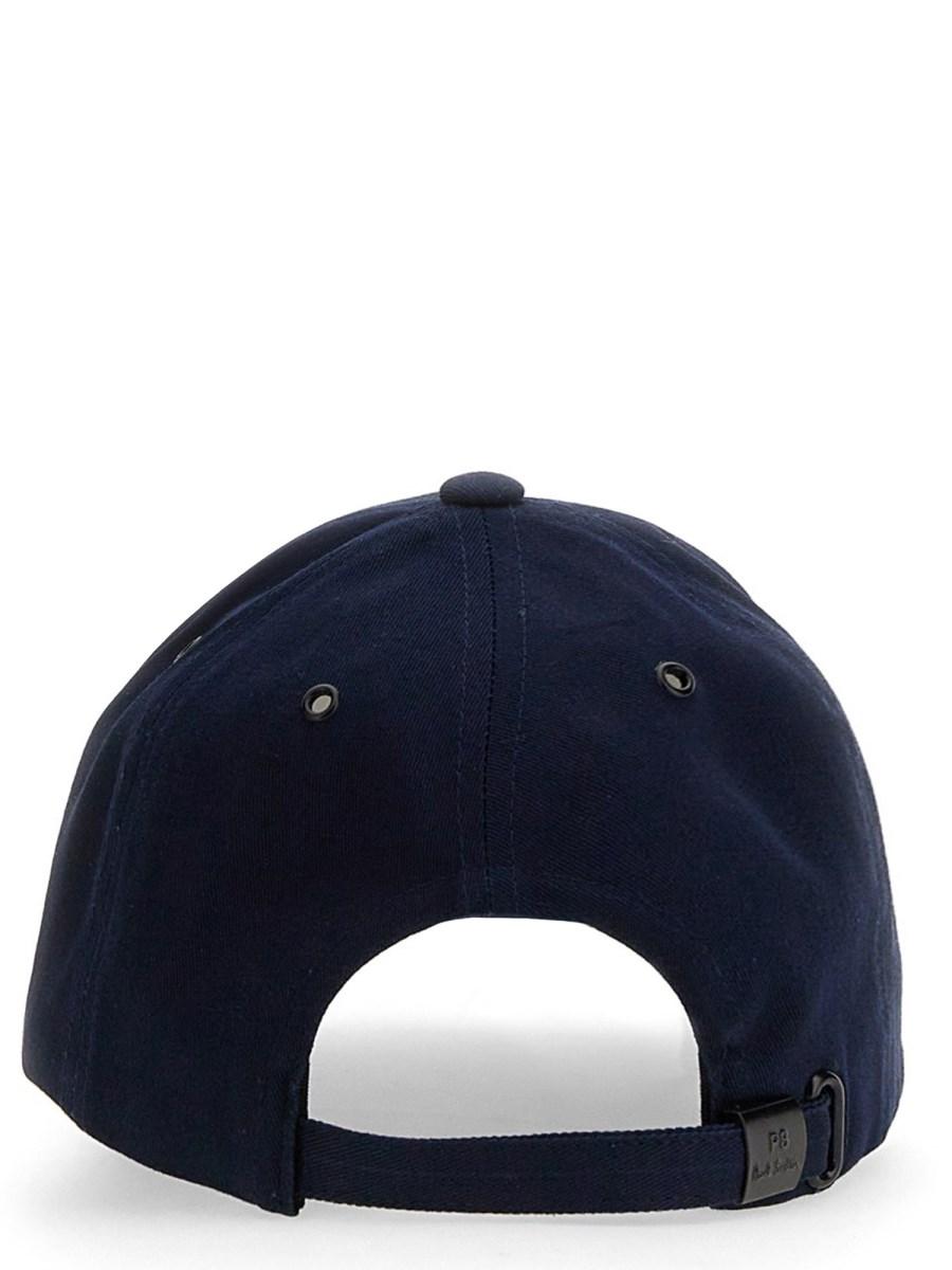 PS BY PAUL SMITH CAPPELLO DA BASEBALL ZEBRA IN COTONE BIOLOGICO CON PATCH