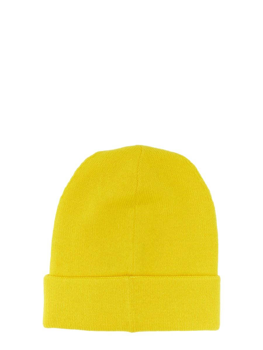ALEXANDER McQUEEN CAPPELLO IN CASHMERE CON RICAMO LOGO