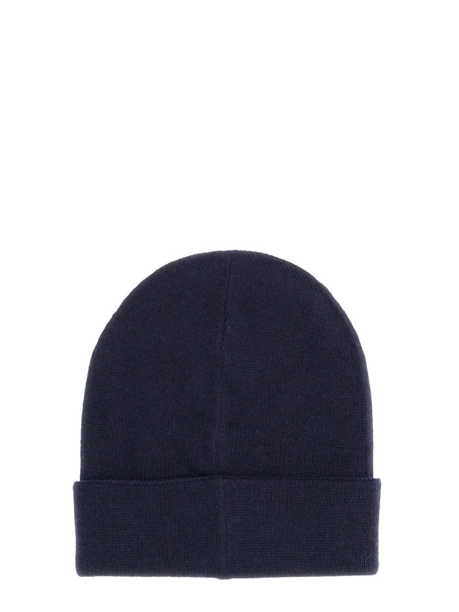 ALEXANDER McQUEEN CAPPELLO IN LANA E CASHEMERE CON LOGO