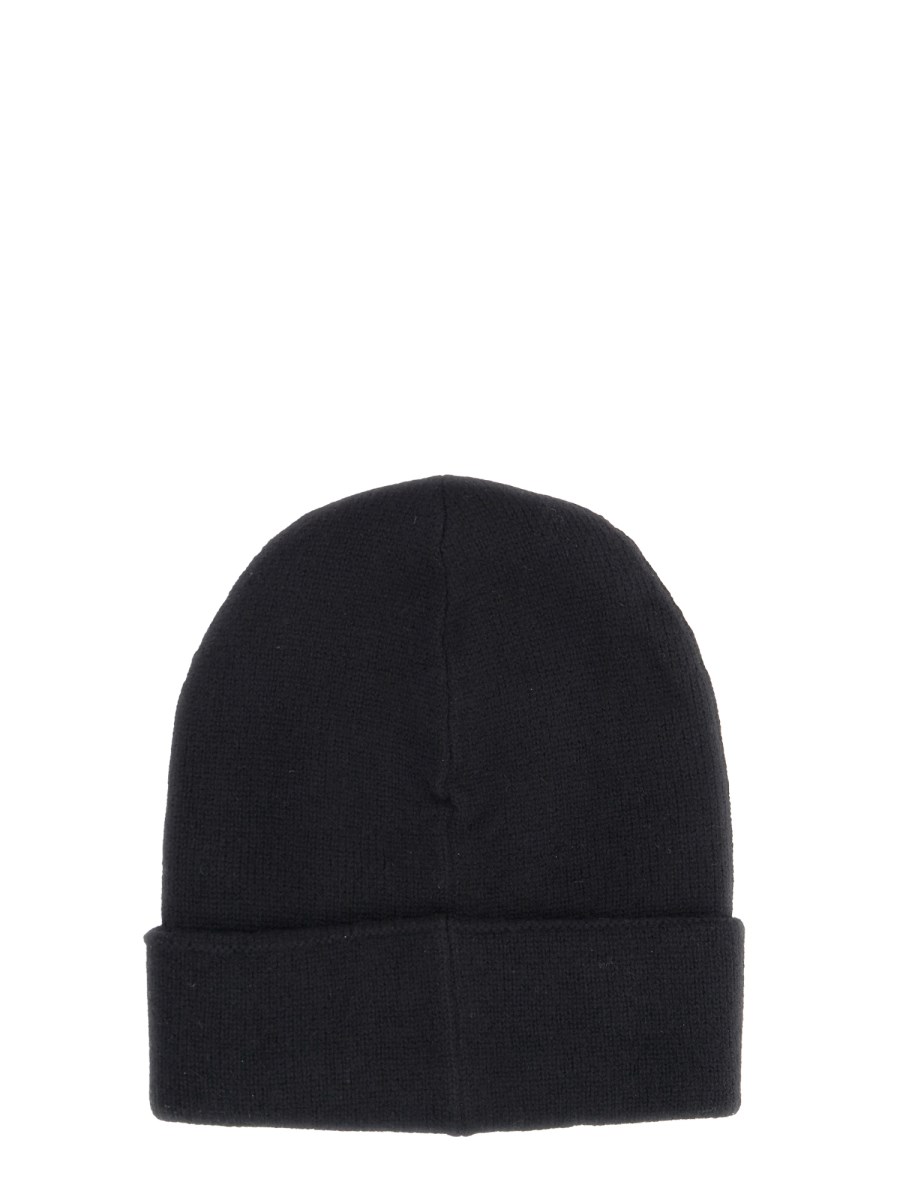ALEXANDER McQUEEN CAPPELLO IN LANA E CASHEMERE CON LOGO
