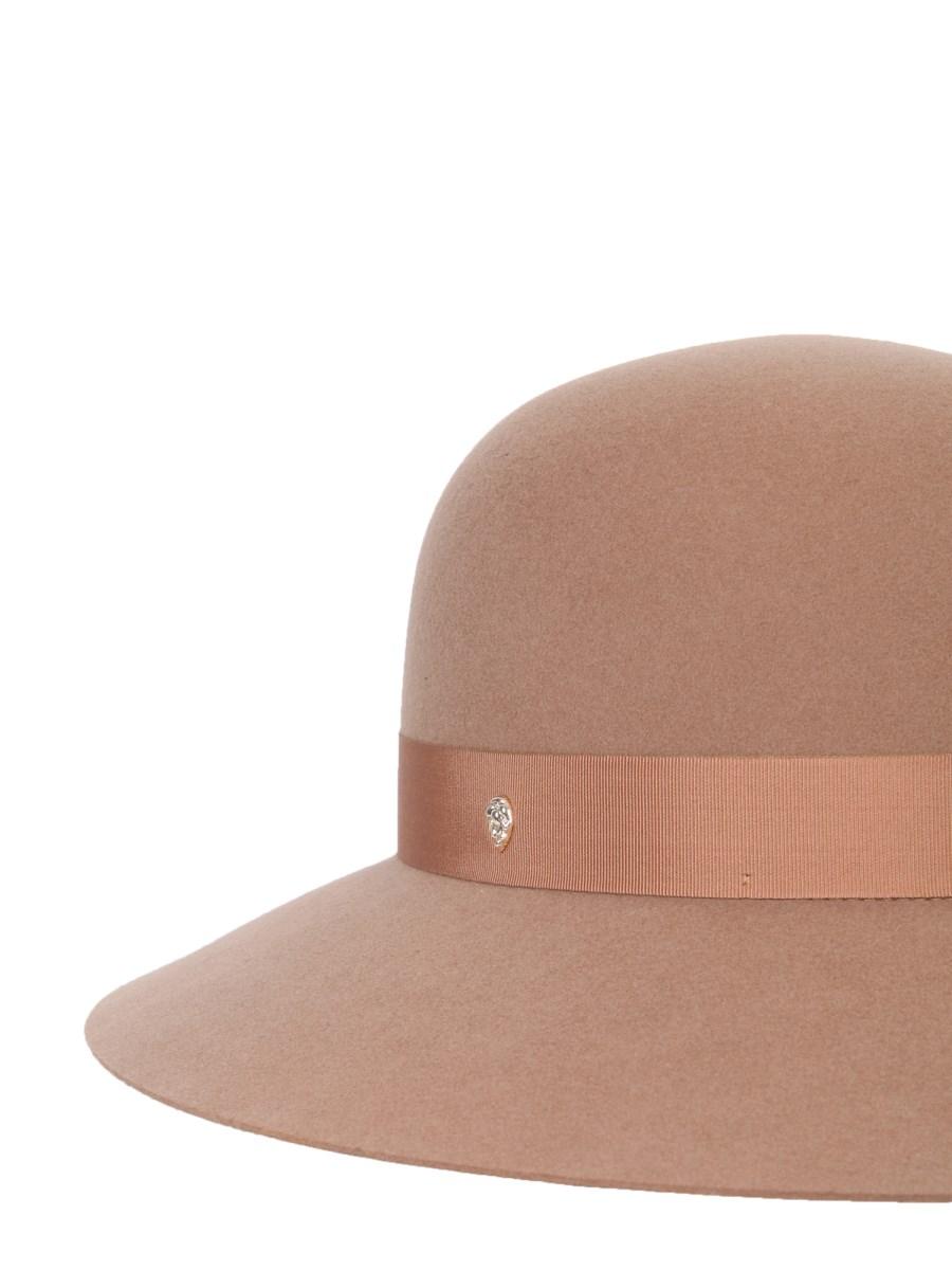 HELEN KAMINSKI CAPPELLO LETTA A TESA LARGA IN FELTRO DI LANA MERINO