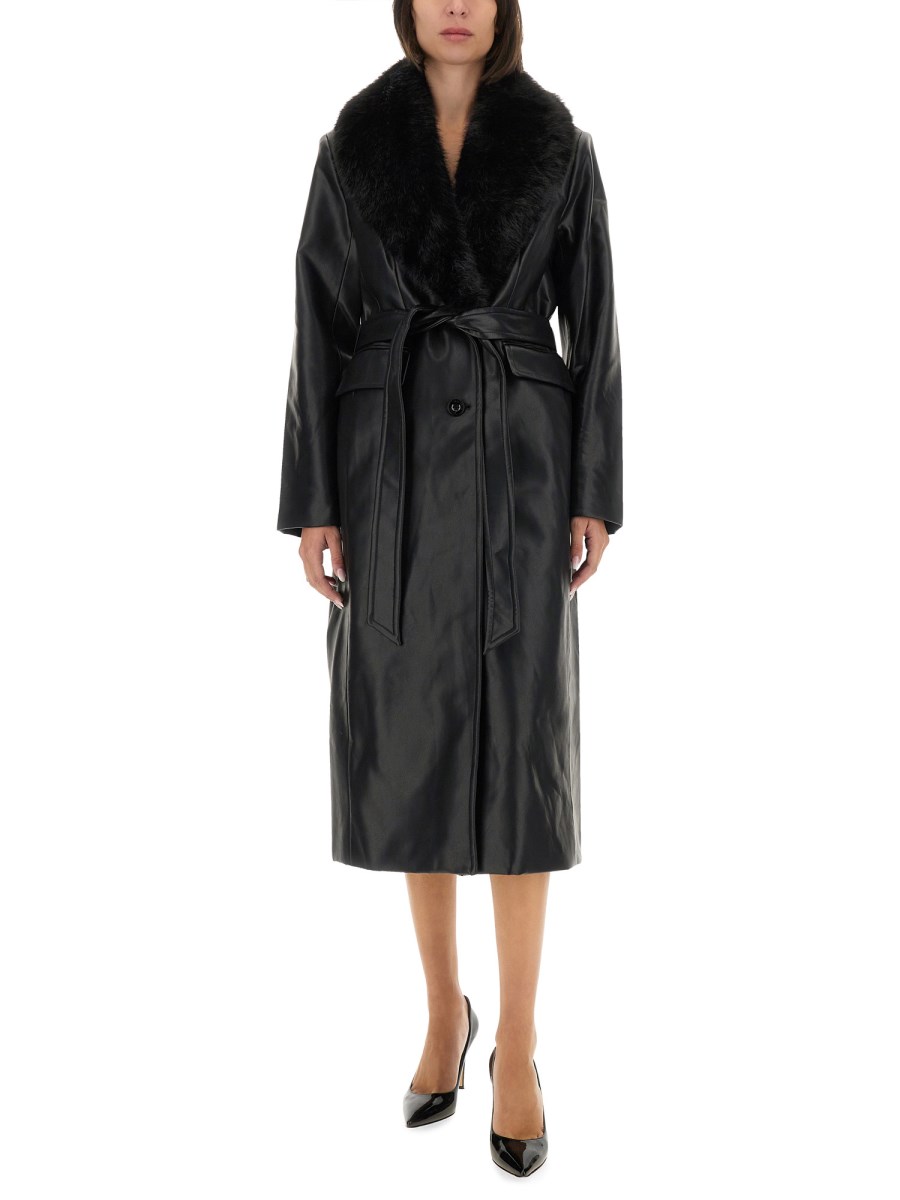 MICHAEL BY MICHAEL KORS CAPPOTTO A VESTAGLIA IN ECO PELLE